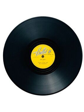Francis Craig Red Rose / Near You 10 Inch Shellac 78 RPM Bullet Records 1001